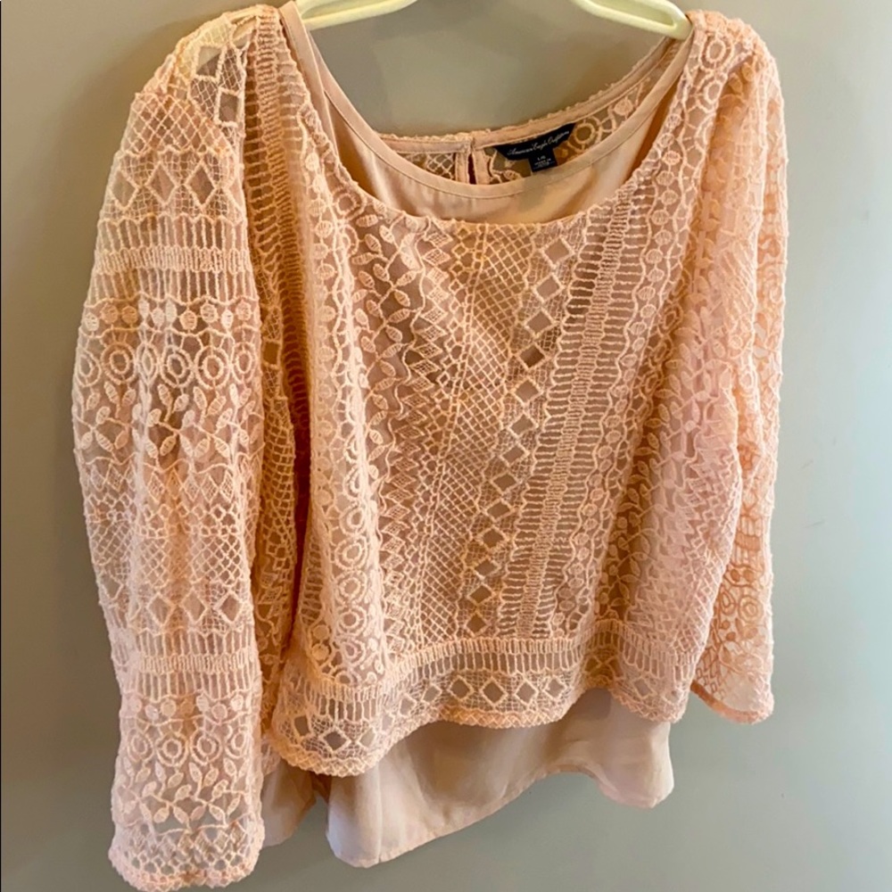 American Eagle double layer top